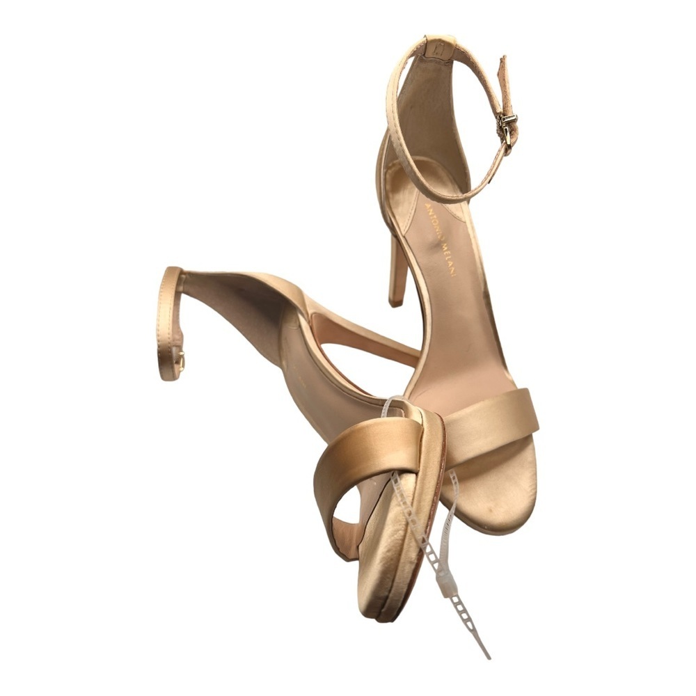 ANTONIO MELANI Champagne Ankle Strap Heels - Picture 5 of 11